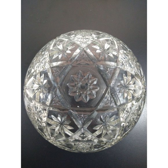 Vintage Anchor Hocking Prescut Star of David Large Salad Punch or Serving Bowl - Picture 3 of 6